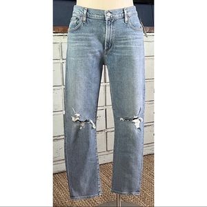 Anthropologie Agolde Toni Straight Leg Midrise Jeans 31